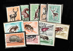 Hungary, Hand-Painted Airmail Essays, 1953-54, a total of 20 ...