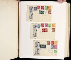 Israel, "The Holy Land" Collection of Postal History, 1948-54, ...