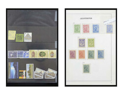 Liechtenstein, Highly Complete Collection, 1912-2009, in two albums, ...