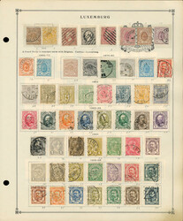 Luxembourg, Lovely Mint and Used Collection, 1852-1940, collection of ...