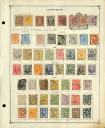 Luxembourg, Lovely Mint and Used Collection, 1852-1940, collection of ...