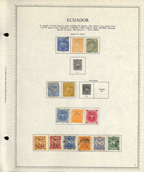 Latin America, Mint & Used Collections of Chile, Mexico, Panama & ...