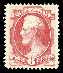 1870, 6¢ carmine, without grill, N.B.N.C. printing (Scott 148), o.g. ...