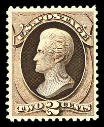 1873, 2¢ brown, C.B.N.C. printing (Scott 157), o.g., never hinged, ...