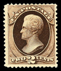 1880, 2¢ black brown, A.B.N.C. "Soft Paper" Special Printing (Scott ...