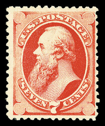 1880, 7¢ scarlet vermilion, A.B.N.C. "Soft Paper" Special Printing ...