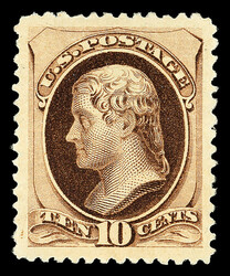1880, 10¢ deep brown, A.B.N.C. "Soft Paper" Special Printing (Scott ...