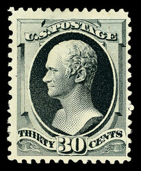 1880, 30¢ greenish black, A.B.N.C. "Soft Paper" Special Printing ...