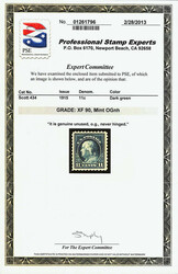 1913-15, Washington-Franklins, S.L. watermark, perf. 10, 1¢ to 50¢ ...