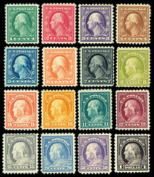 6605095: 美國 1913-17 華盛頓富蘭克林