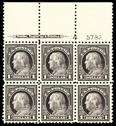 6605095: 美國 1913-17 華盛頓富蘭克林