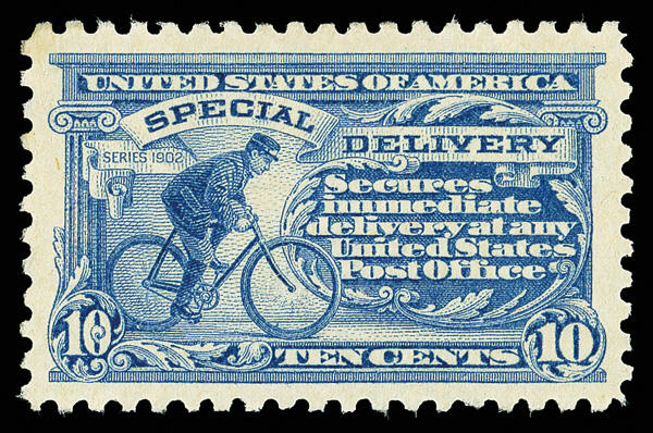 Special Delivery, 1916, 10¢ pale ultramarine (Scott E10), o.g., ...