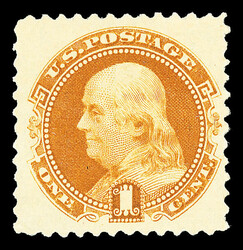 1869 (1880 Re-issue), 1¢ buff (Scott 133), o.g., never hinged, a ...