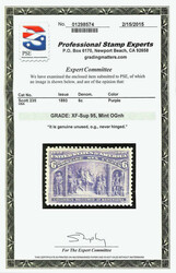 1893, 6¢ Columbian (Scott 235), o.g., never hinged, wondrously fresh ...