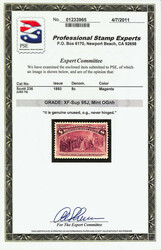 1893, 8¢ Columbian (Scott 236), eye-catching centering and bold tone ...