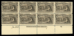 6605065: United States 1893 Columbus Issue