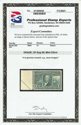 1904, 1¢ Louisiana Purchase (Scott 323), vibrant fresh example, o.g. ...