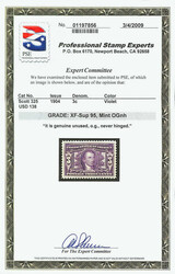 1904, 3¢ Louisiana Purchase (Scott 325), o.g., never hinged, Post ...