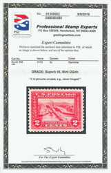 1913, 2¢ Panama-Pacific, perf. 12 (Scott 398), deep color and even ...