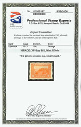 1913, 10¢ Panama-Pacific, perf. 12, orange (Scott 400A), o.g., never ...