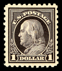 6605095: 美國 1913-17 華盛頓富蘭克林