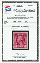 1923, 2¢ Washington (Scott 554), stunning visual appeal, o.g., never ...