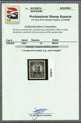 1923, 7¢ McKinley (Scott 559), remarkably centered, radiant tone, o ...