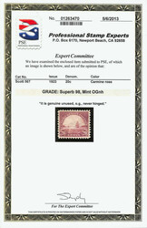 1923, 20¢ Golden Gate (Scott 567), vibrant rich visual tone, o.g., ...