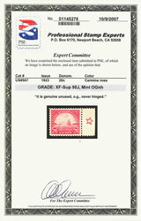 1923, 20¢ Golden Gate (Scott 567), right margin single with large ...