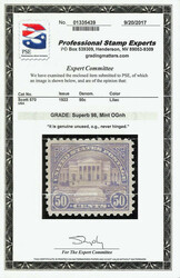 1922, 50¢ Arlington Amphitheater (Scott 570), lovely balance and ...