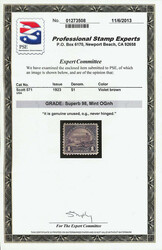 1923, $1 Lincoln Memorial (Scott 571), o.g., never hinged, choice ...