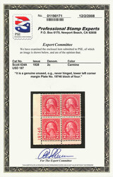 1928, 2¢ Washington, type II, rotary press printing (Scott 634A), ...