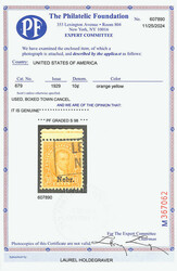 1929, 10¢ Nebr. (Scott 679), Crisp, even layout, the SMQ does not ...