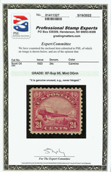 Airmail, 1923, 24¢ carmine (Scott C6), outstanding display piece, ...