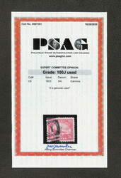 Airmail, 1923, 24¢ carmine (Scott C6), the highest grade in the SMQ ...