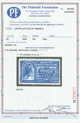 Special Delivery, 1894, 10¢ blue, unwatermarked (Scott E4), o.g., ...
