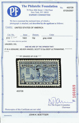 Special Delivery, 1922, 10¢ deep ultramarine (Scott E12a), o.g., ...
