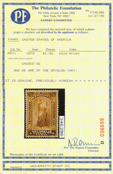 Newspaper, 1879, $1.92 pale brown, A.B.N.C. printing (Scott PR71), o ...