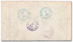 1926, 17¢ Wilson &amp; 20¢ Golden Gate, sharp "A", First Day Cover ...