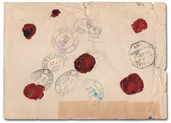 Post Office Seal, 1917, slate violet, rouletted in color (Scott OX3), ...