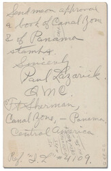 Postal Card, 1921, 1c green (Scott UX5), canceled by a neat Fort ...