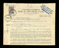 New Zealand, Holding on Revenues on Piece or Document, 1867-1940s, ...