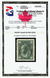 1897, Queen Victoria "Maple Leaf", 1¢ blue green (Scott 67), ...