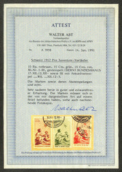 1912, Pro Juventute forerunner, 10c Italian (Zumstein III), nicely ...