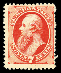 1880, 7¢ scarlet vermilion, A.B.N.C. "Soft Paper" Special Printing ...