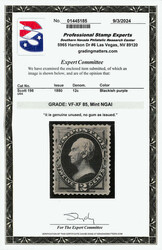 1880, 12¢ blackish purple, A.B.N.C. "Soft Paper" Special Printing ...