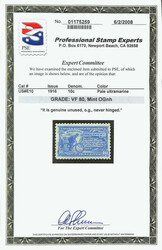 Special Delivery, 1916, 10¢ pale ultramarine (Scott E10), o.g., ...