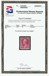 Executive Dept., 1873, 1¢ to 10¢ complete (Scott O10-O14), fresh ...