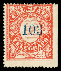 6605: United States - Telegraph stamps