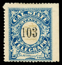 6605: United States - Telegraph stamps